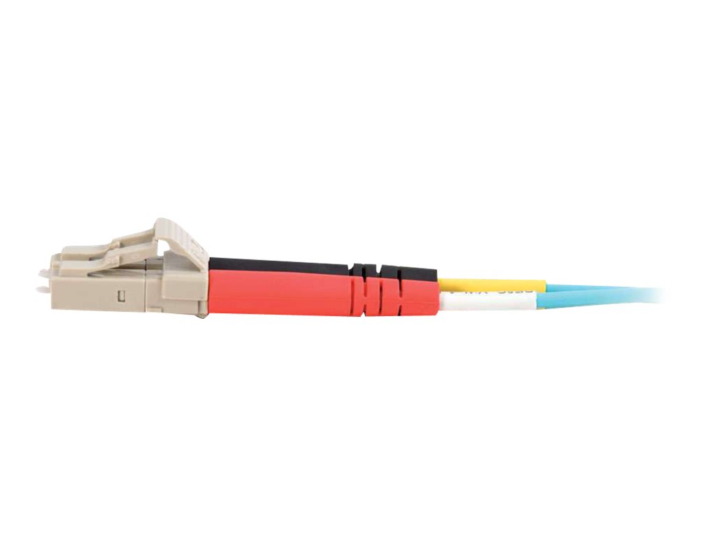 C2G LC-LC 10Gb 50/125 OM3 Duplex Multimode PVC Fiber Optic Cable (LSZH) - síťový kabel - 5 m - 5 m - vodě - barva