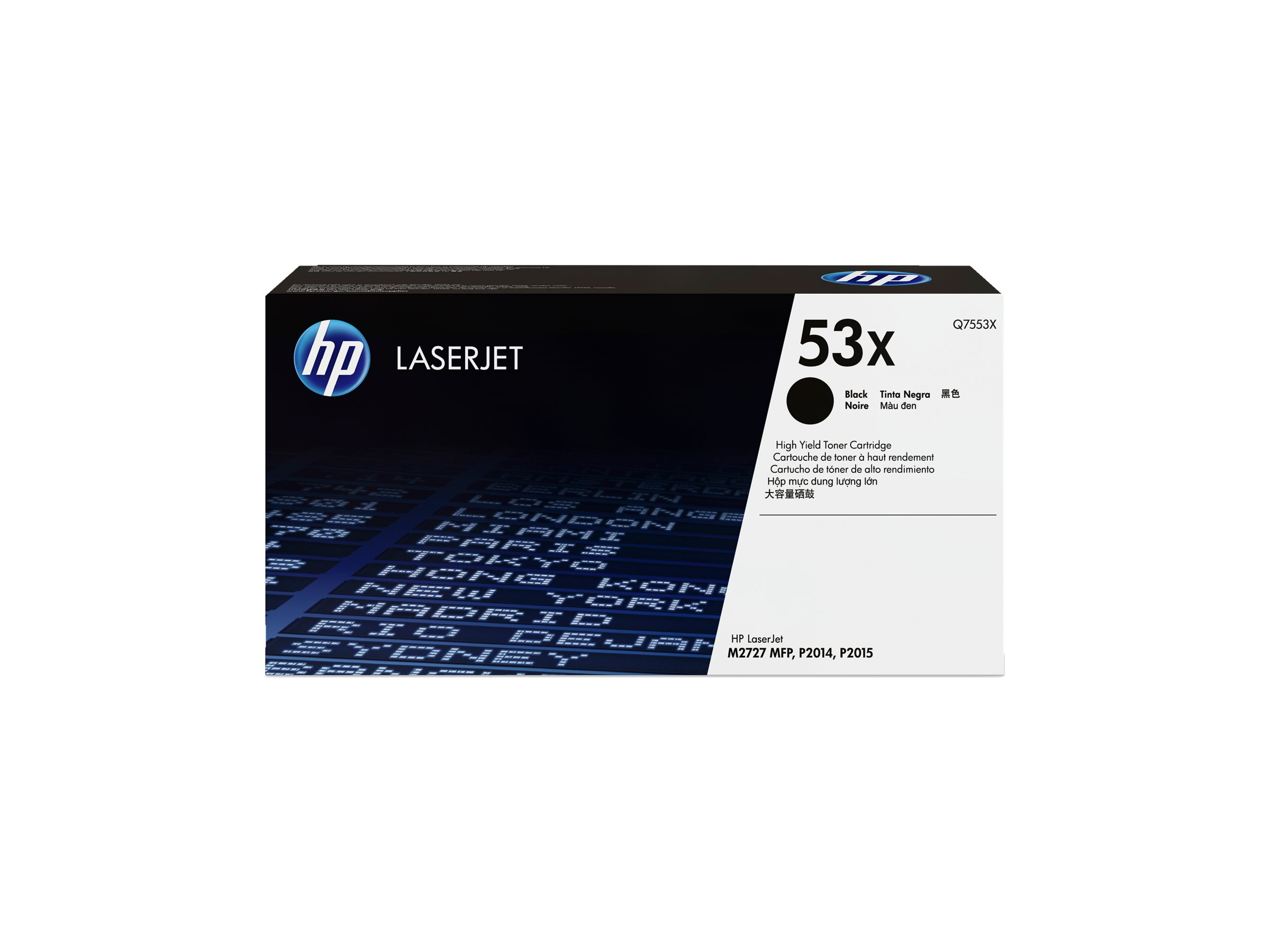 Hp 53x High Yield Black Original Laserjet Toner Cartridge Q7553x