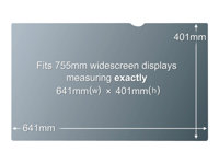 An image of 3M PF30.0W - display privacy filter - 30" wide