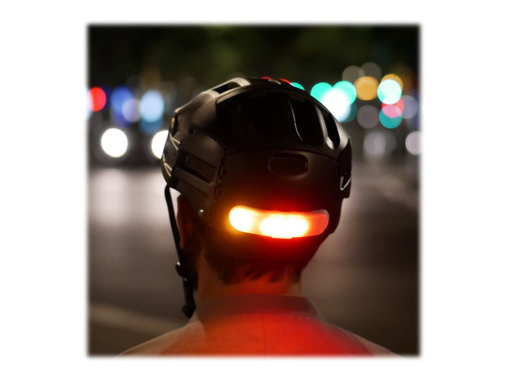 Overade Blinxi Bike Helmet Rear LED Light - White - O11001WH000