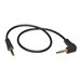 Eaton Tripp Lite Series 3.5mm Mini Stereo Audio Cable with one Right-Angle plug (M/M), 3 ft. (0.91 m)