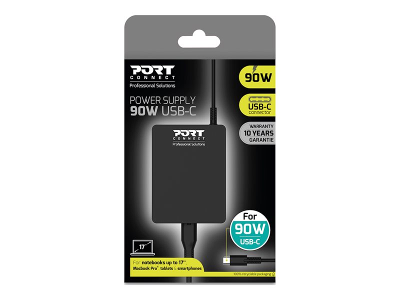 PORT DESIGNS power supply 90W- TYPE C