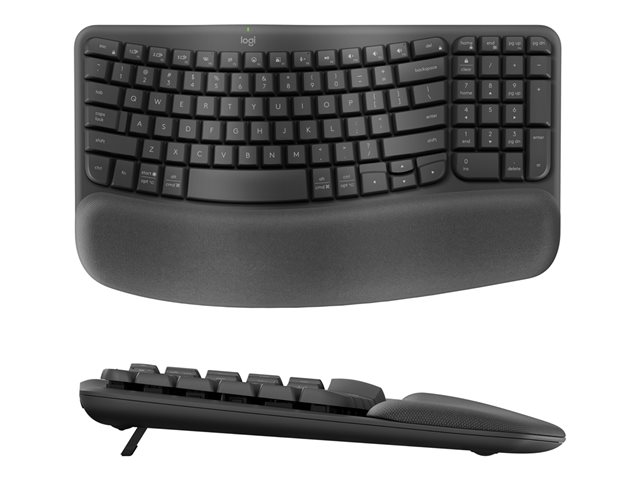 Logitech Wave Keys clavier ergonomique sans fil avec repose