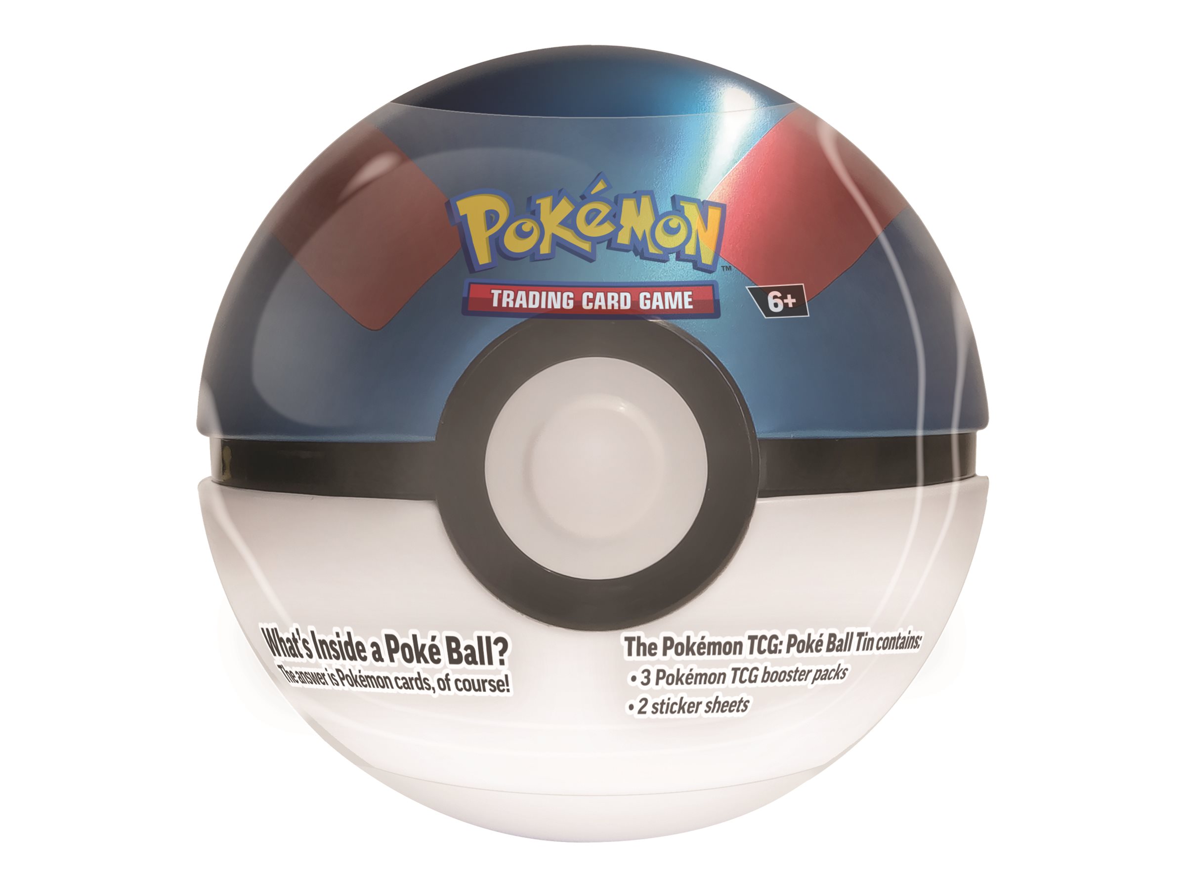 pokemon cards balls TCG: Poke Ball Tin D25 (Q4 2024) RANDOM Holo Horse Games LLC two colorful sticker sheets Cherish Ball #2 - Top
