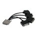 StarTech.com VHDCI to Quad DVI-D Splitter Breakout Cable
