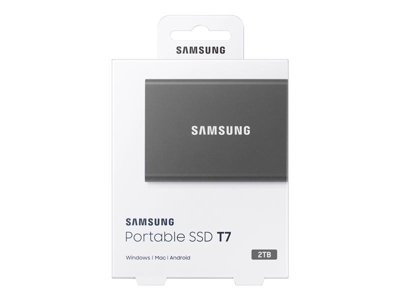 Samsung T7 MU-PC2T0T - SSD - 2 To - USB 3.2 Gen 2