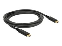 DeLOCK USB 3.1 Gen 1 USB Type-C kabel 2m Sort