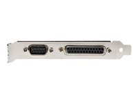 Startech PCIe Card with Serial and Parallel Port, PCI Express Combo Adapter Card with 1x DB25 Parallel Port & 1x RS232 DB9 Se