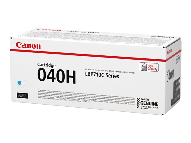 Image of Canon 040 H - high capacity - cyan - original - toner cartridge