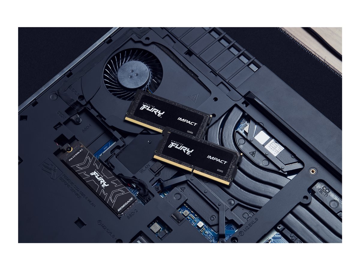 Kingston FURY Impact - DDR5 - sada - 32 GB: 2 x 16 GB - SO-DIMM 262 pinů / PC5-51200 – foto 4