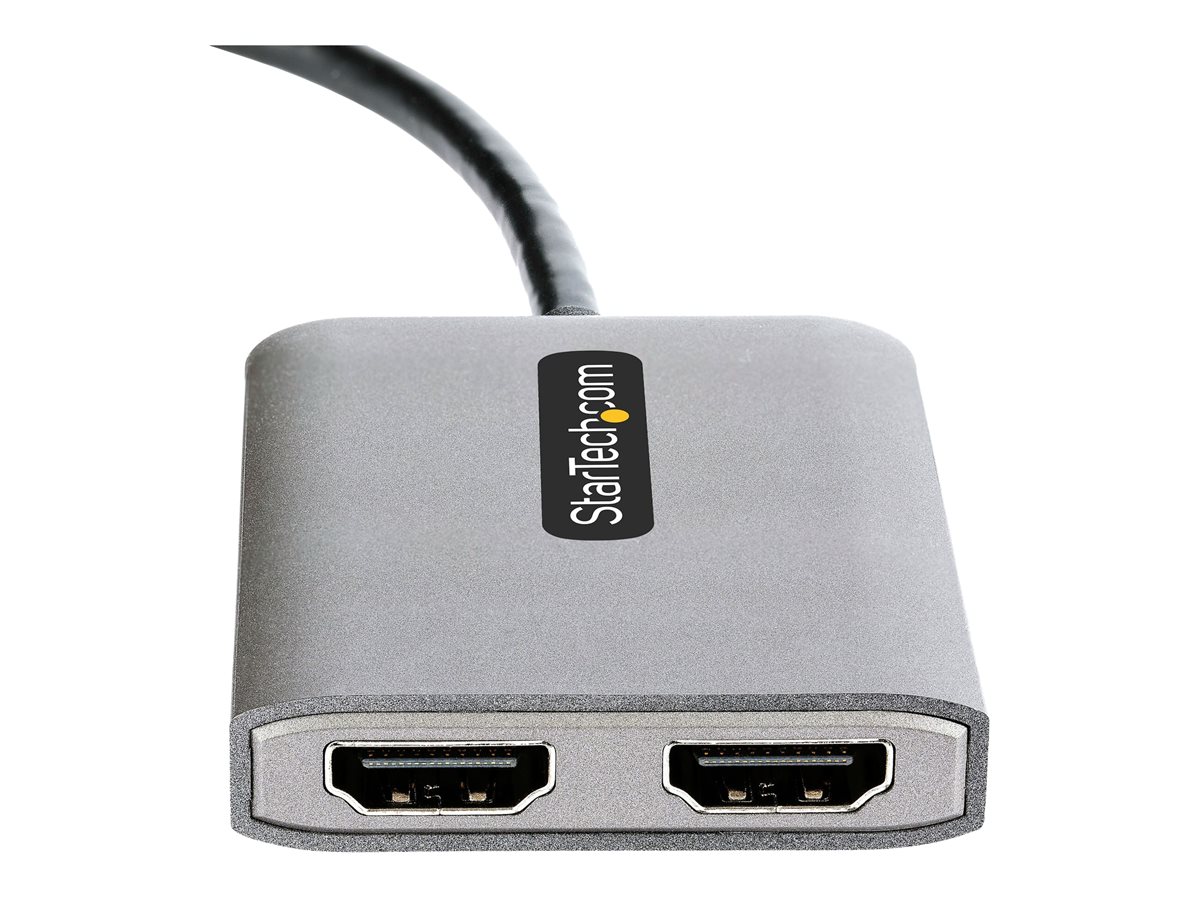 StarTech.com DP to Dual HDMI MST HUB, Dual HDMI 4K 60Hz, DisplayPort Multi Monitor Adapter with 1ft (30cm) Cable, DP 1.4 Multi Stream Transport Hub, DSC | HBR3, DP to 2x HDMI Ports - DP to HDMI Splitter (MST14DP122HD) - video adaptér - DisplayPort / HDMI – foto 13