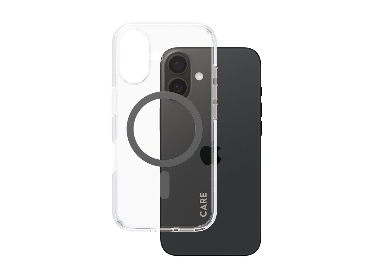 CARE by PanzerGlass Case for Apple iPhone 16 - Transparent