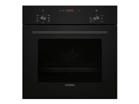 Siemens iQ100 Sort Elektrisk ovn 66liter A Ovn