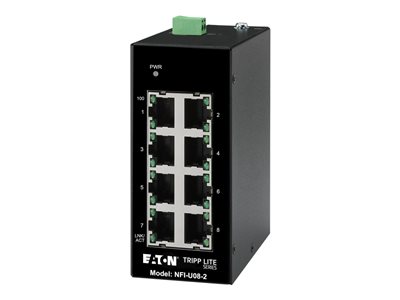 Eaton Tripp Lite series Unmanaged Industrial Ethernet Switch 8-Port