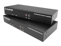 Black Box KVX Series KVM Extender over Fiber - 4K, Single-Head, HDMI, USB 2.0, Serial, Audio, Local Video KVM / audio / seriel / USB forlænger 