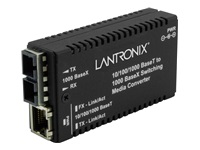 Lantronix M/GE-PSW Series - Convertisseur de média à fibre optique - 1GbE - 1000Base-T, 100Base-TX, 10Base-T, 1000Base-LX 
