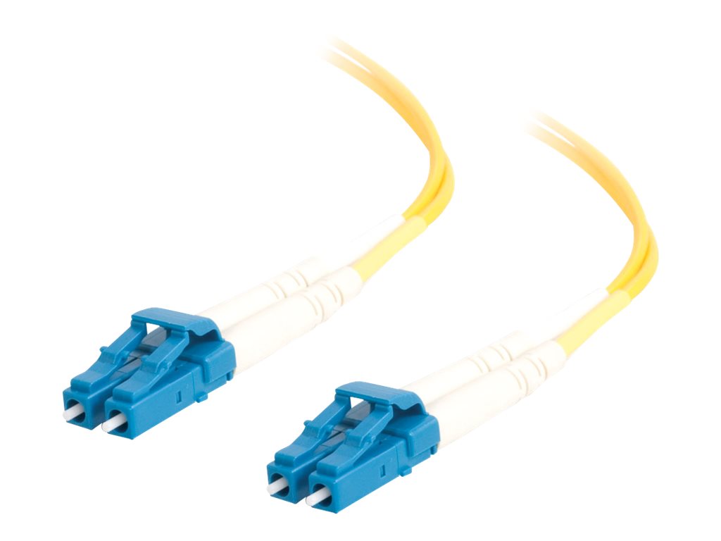 C2G 8m LC-LC 9/125 Duplex Single Mode OS2 Fiber Cable