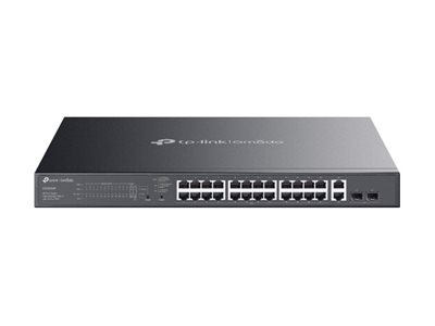 TP-Link Omada ES228GMP V1.6 switch 28 ports Managed Product shot Left-angle 79150
