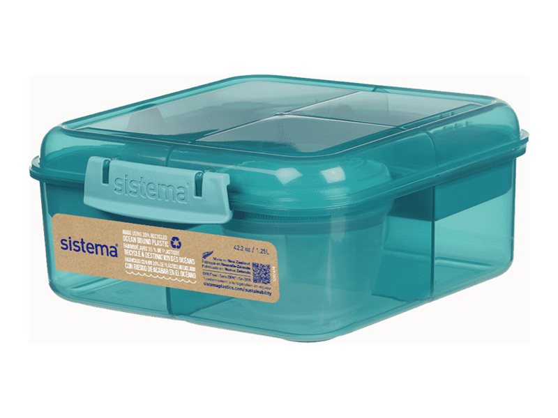 Sistema Bento Cube Lunch Box - Assorted - 1.25L