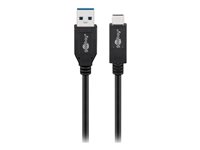 goobay USB 3.1 USB Type-C kabel 50cm Sort