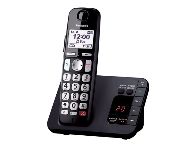 Panasonic Kx Tge820e Cordless Phone Answering System With Caller Id Call Waiting 3 Way Call Capability