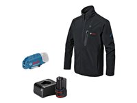 BOSCH opvarmet arbejdsjakke - sort, str. M (06188000FY)