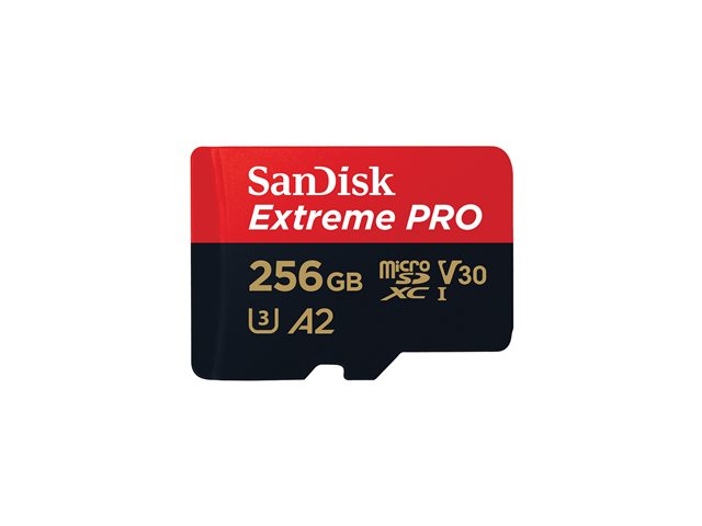 SANDISK Extreme PRO microSDXC 256GB +Adp SDSQXCD-256G-GN6MA