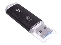 SILICON POWER Blaze B02 16GB USB 3.0 / USB-C Sort Transparent