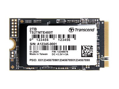 Transcend MTE480T, SSD, 256 GB, PCIe 4.0 x4 (NVMe)