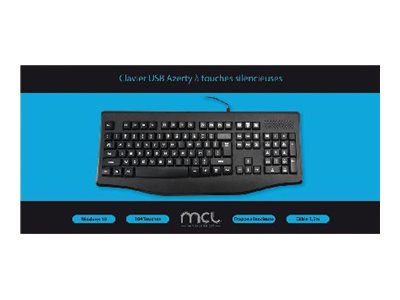 MCL Clavier USB filaire Azerty touches