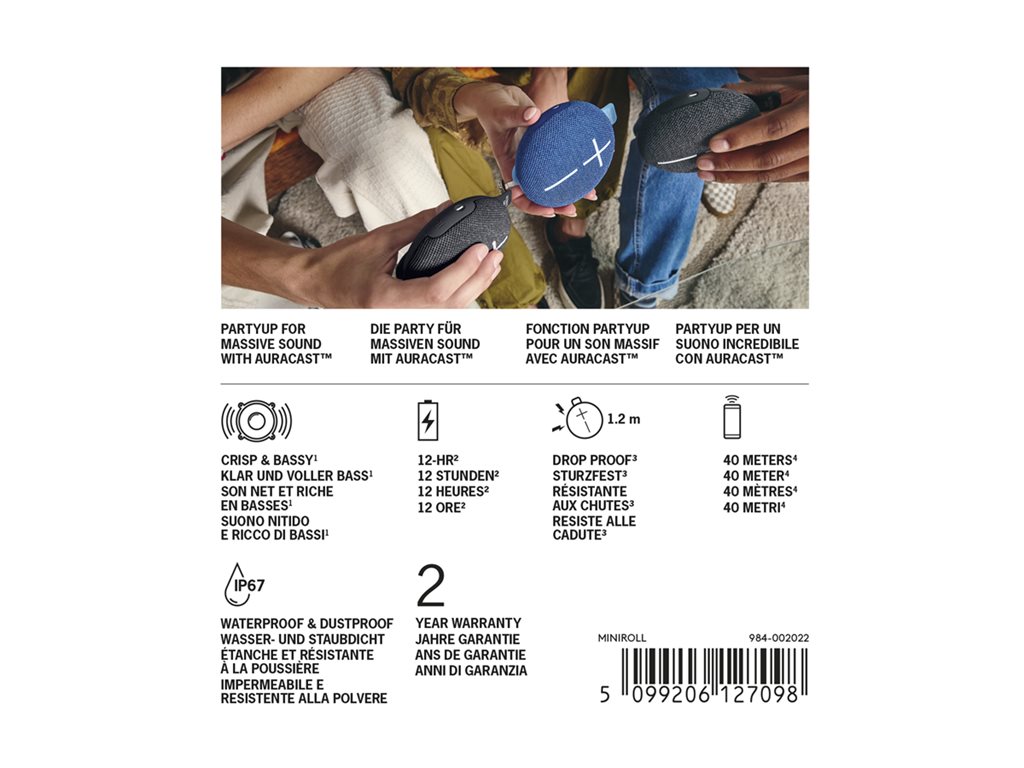 LOGI Ultimate Ears Miniroll Blue