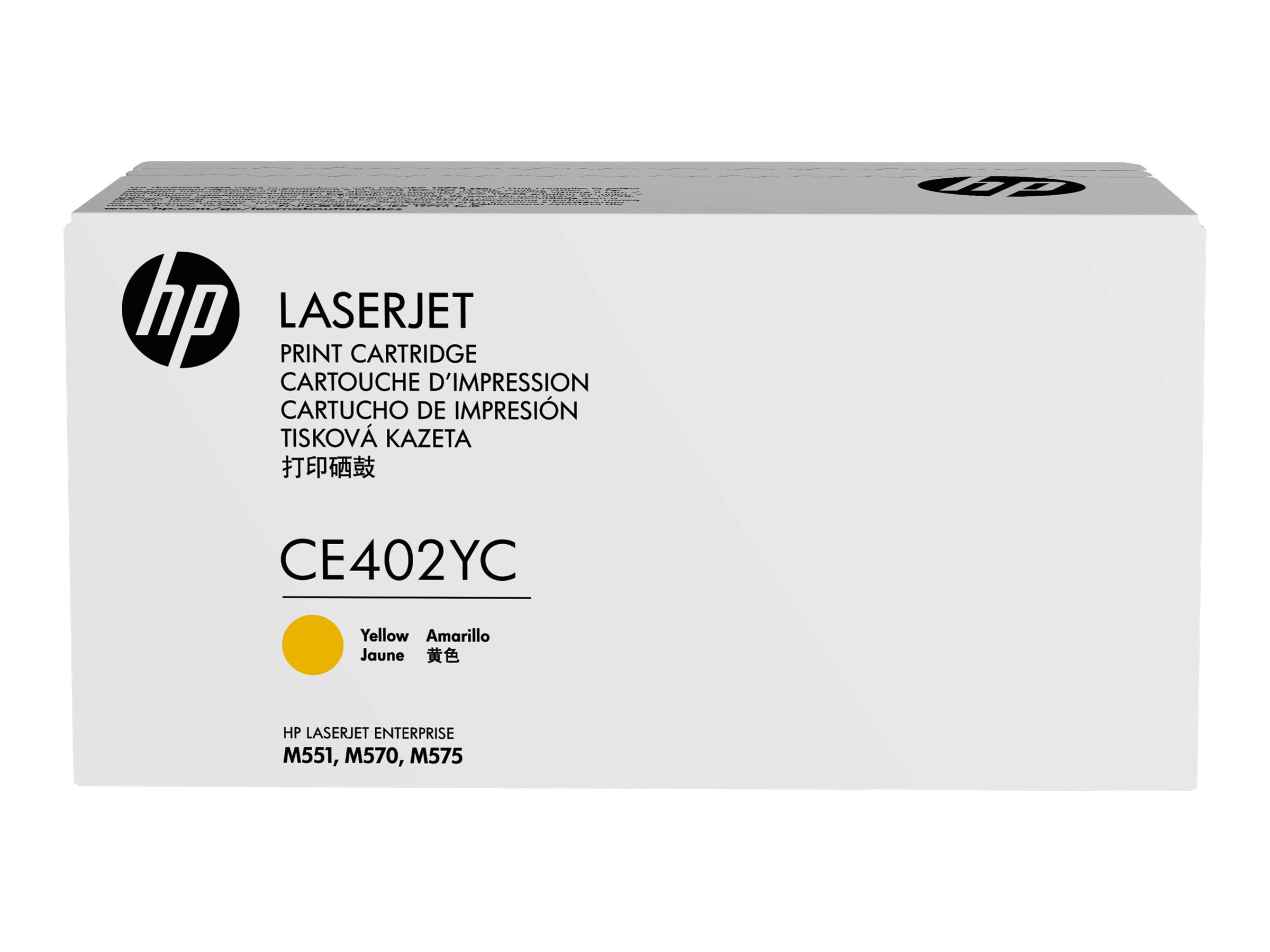 HP 507Y Yellow Opt Contr LJ Toner Cartridge