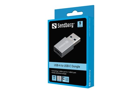 SANDBERG USB-A to USB-C Dongle - 136-46