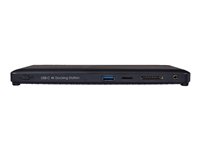 V7 DOCKUCPT3D - docking station - USB-C - 2 x HDMI, DP - 1GbE