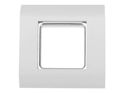 DIGITUS Rahmen 80x80mm für Blenden und Frontplatten reinweiß Keystone