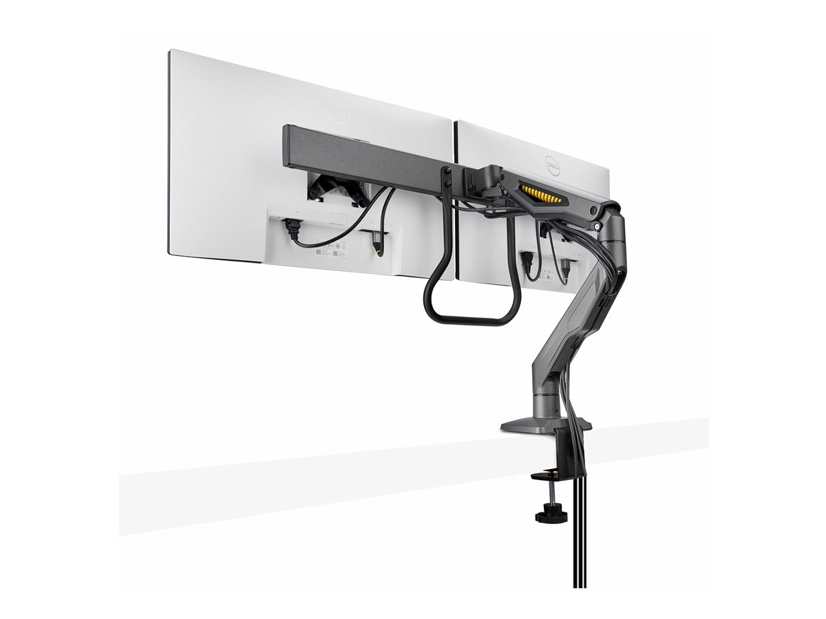 StarTech.com Desk Mount Dual Monitor Arm w/ Crossbar, Up To 27" Displays montážní sada - articulating, mechanical spring - pro 2 LCD displeje - černá - kompatibilní s TAA – foto 3