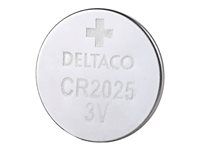 DELTACO Ultimate Knapcellebatterier CR2025