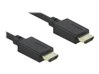 DeLOCK HDMI han -> HDMI han 7680 x 4320 - 60 Hz 50 cm Sort