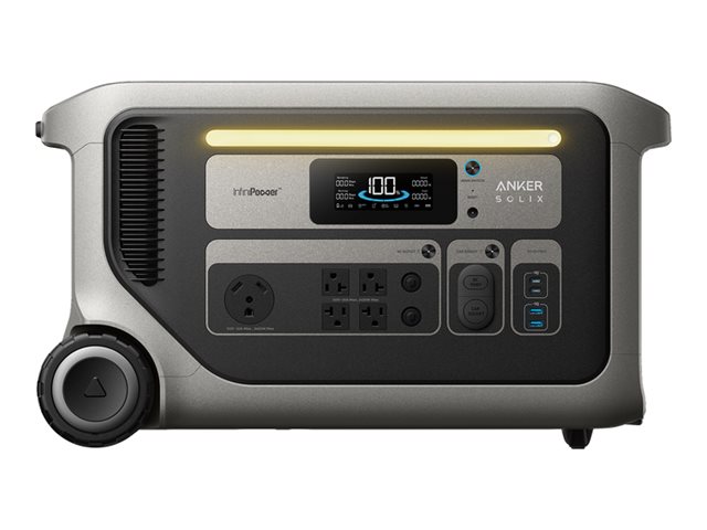 Anker SOLIX F3000 portable power station 3600 watt LiFePO4 60 Ah 3072 Product shot Front 79350