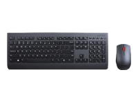 Lenovo Professional Combo - Keyboard and mouse set - wireless - 2.4 GHz - Spanish - Latin America - for K14 Gen 1; ThinkCentre M70s Gen 3; ThinkPad E14 Gen 3; P15v Gen 3; T14s Gen 2