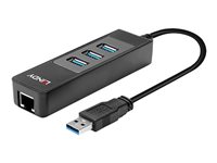 LINDY USB 3.1 Hub/Gigabit Ether. Adapter