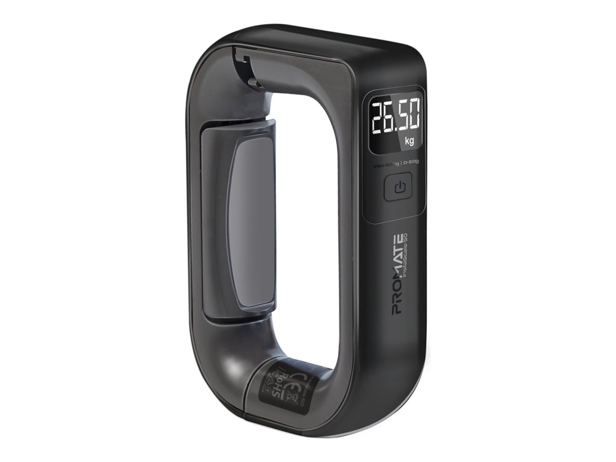 Promate InstaScale-50 luggage scales capacity: 50 Product shot Left-angle 79750