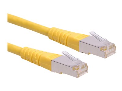 ROLINE Patchkabel Kat.6 PiMF gelb 5m