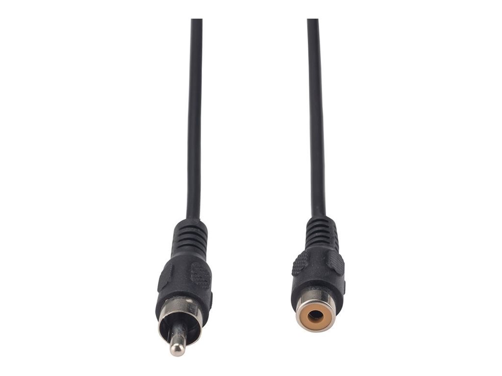 Dynamix audio extension cable RCA to RCA 2 Product shot Front 79650