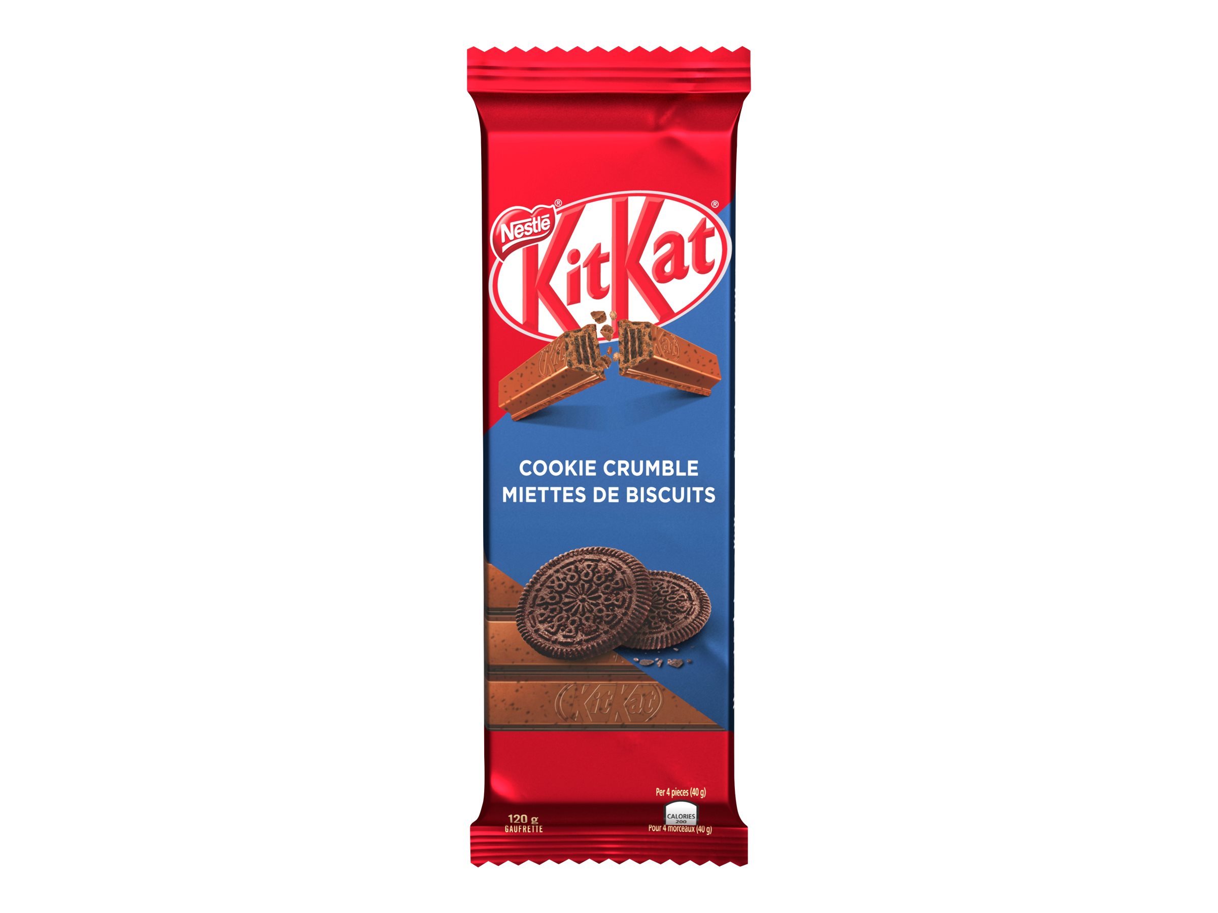 NESTLE KitKat Cookie Crumble Wafer Bar - 120g