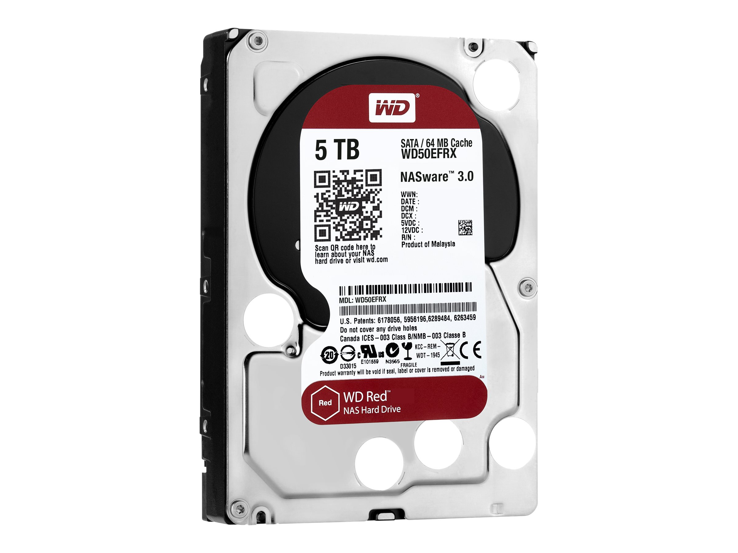 Red 5TB Digital Western WD50EFRX WD SATA NAS Hard Drive - | Disk