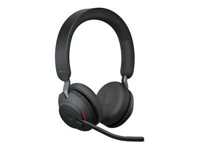 Jabra Headset Evolve2 65 MS Duo, inkl. Link 380a & Ladestat. - 26599-999-989