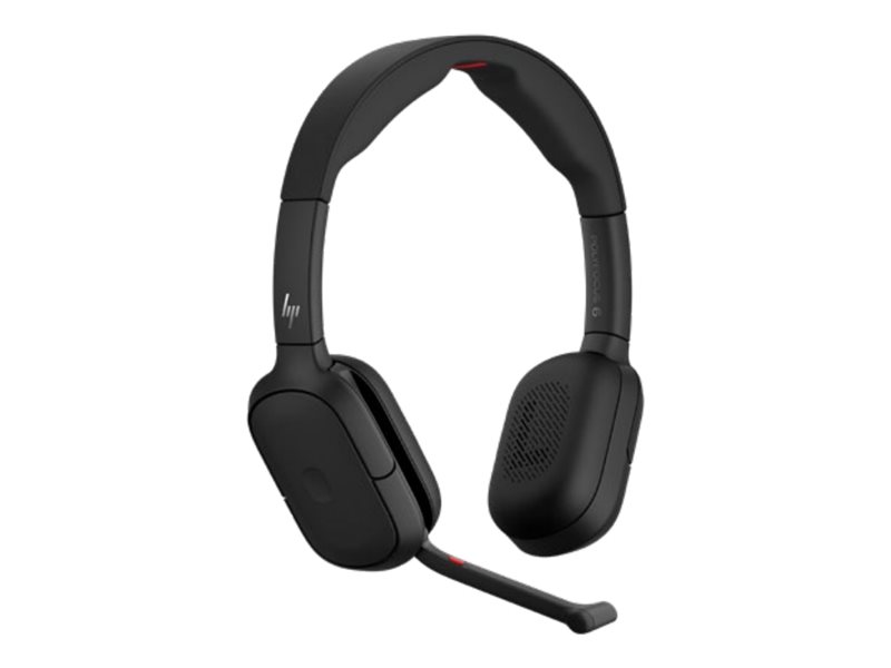 HP Poly Focus 625, headset, USB-C via Bluetooth adapter, Microsoft Teams Certified