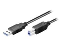 M-CAB USB 3.0 USB-kabel 3m Sort