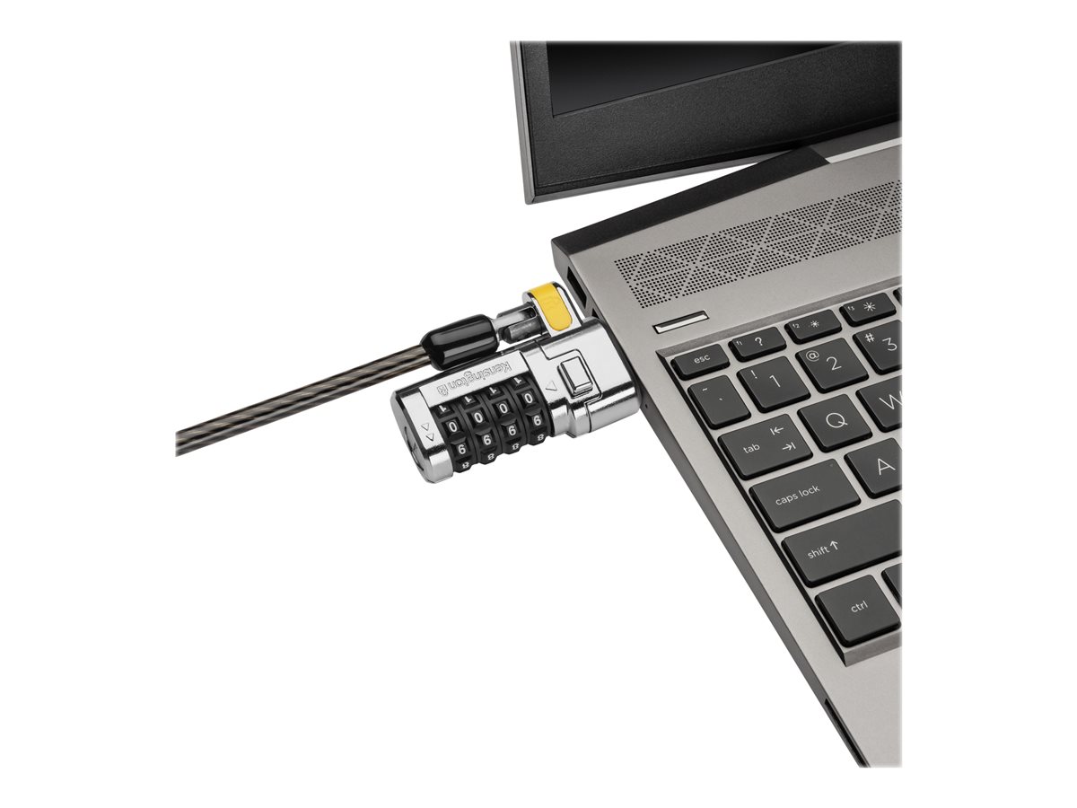 Kensington ClickSafe Universal Combination Laptop Lock - bezpečnostní kabelový zámek